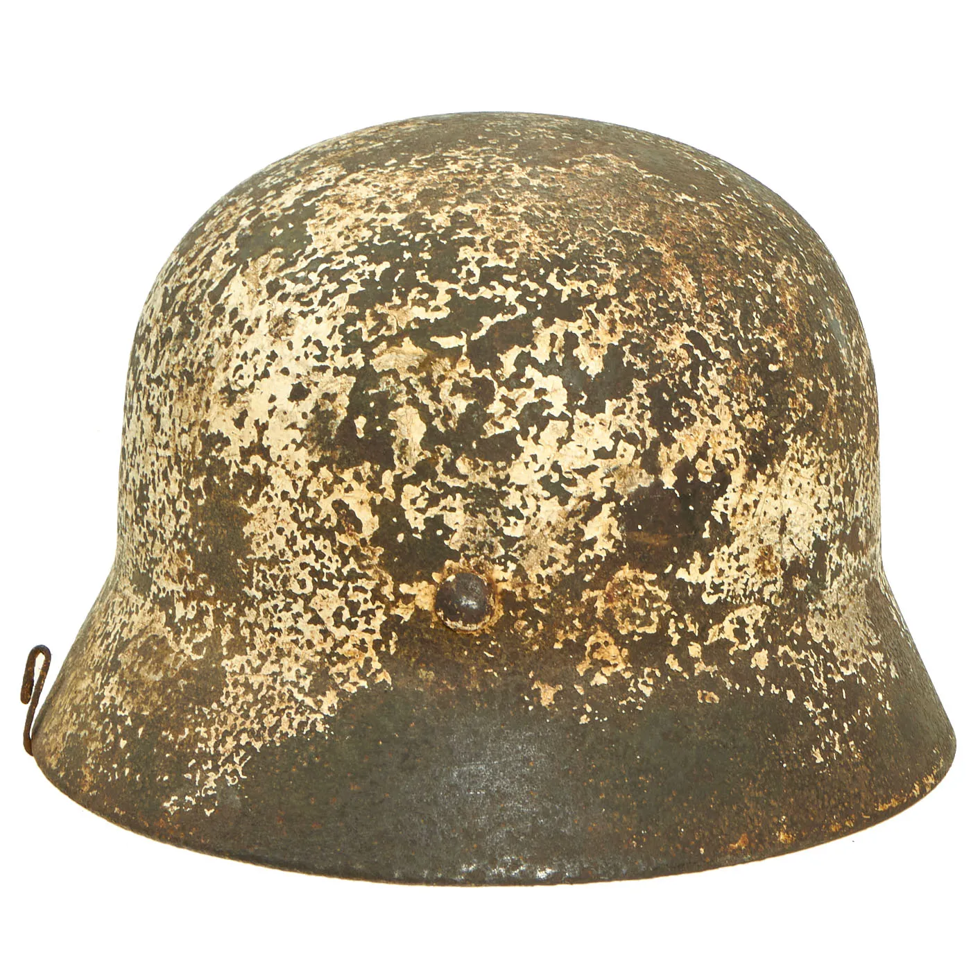 Original German WWII Eastern Front Winter Medic Relic M40 Helmet - Q66