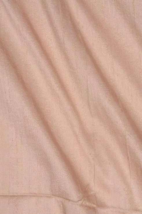 Peach Dupioni Silk Fabric