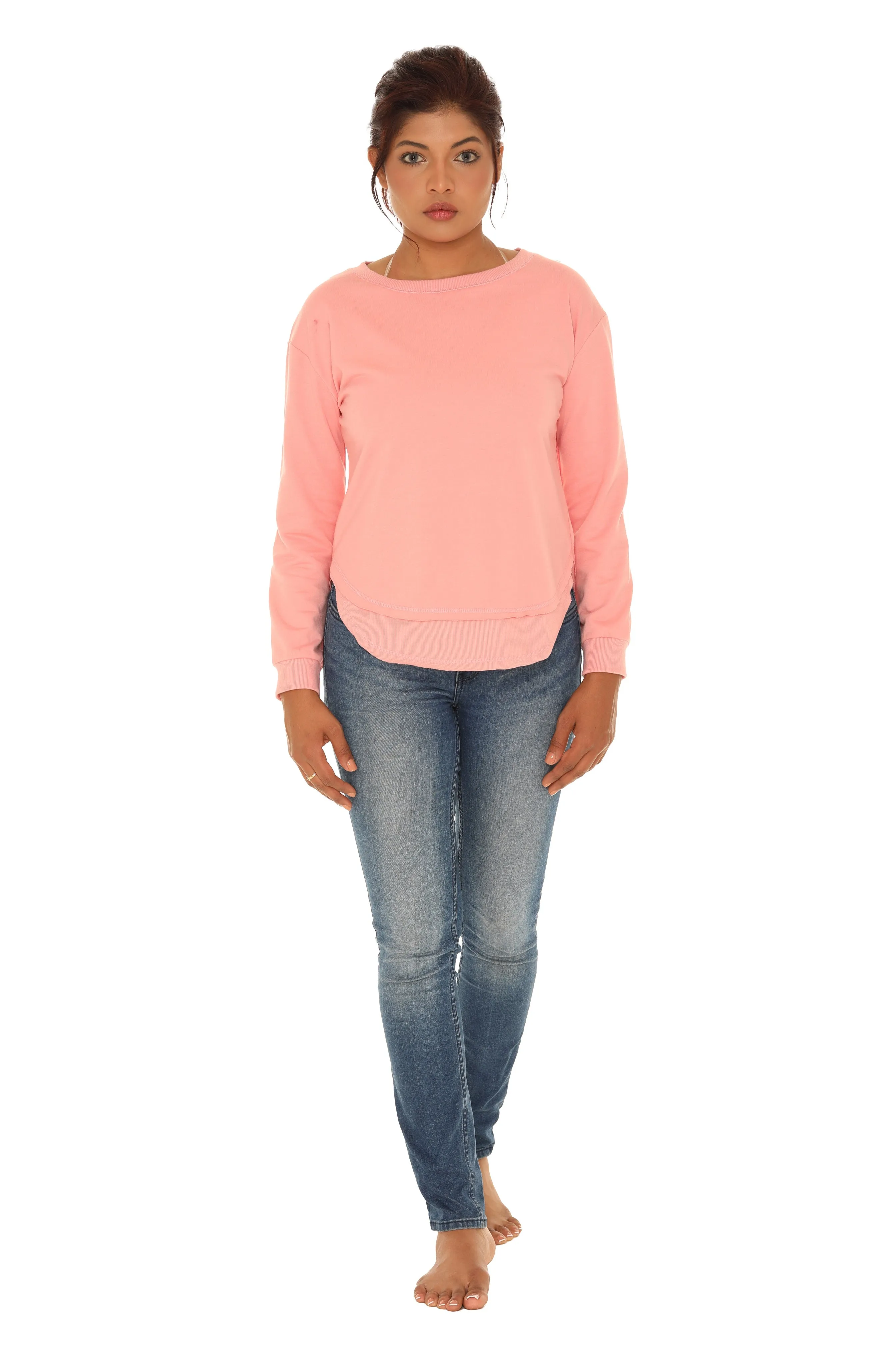 Pink Crewneck Sweatshirt