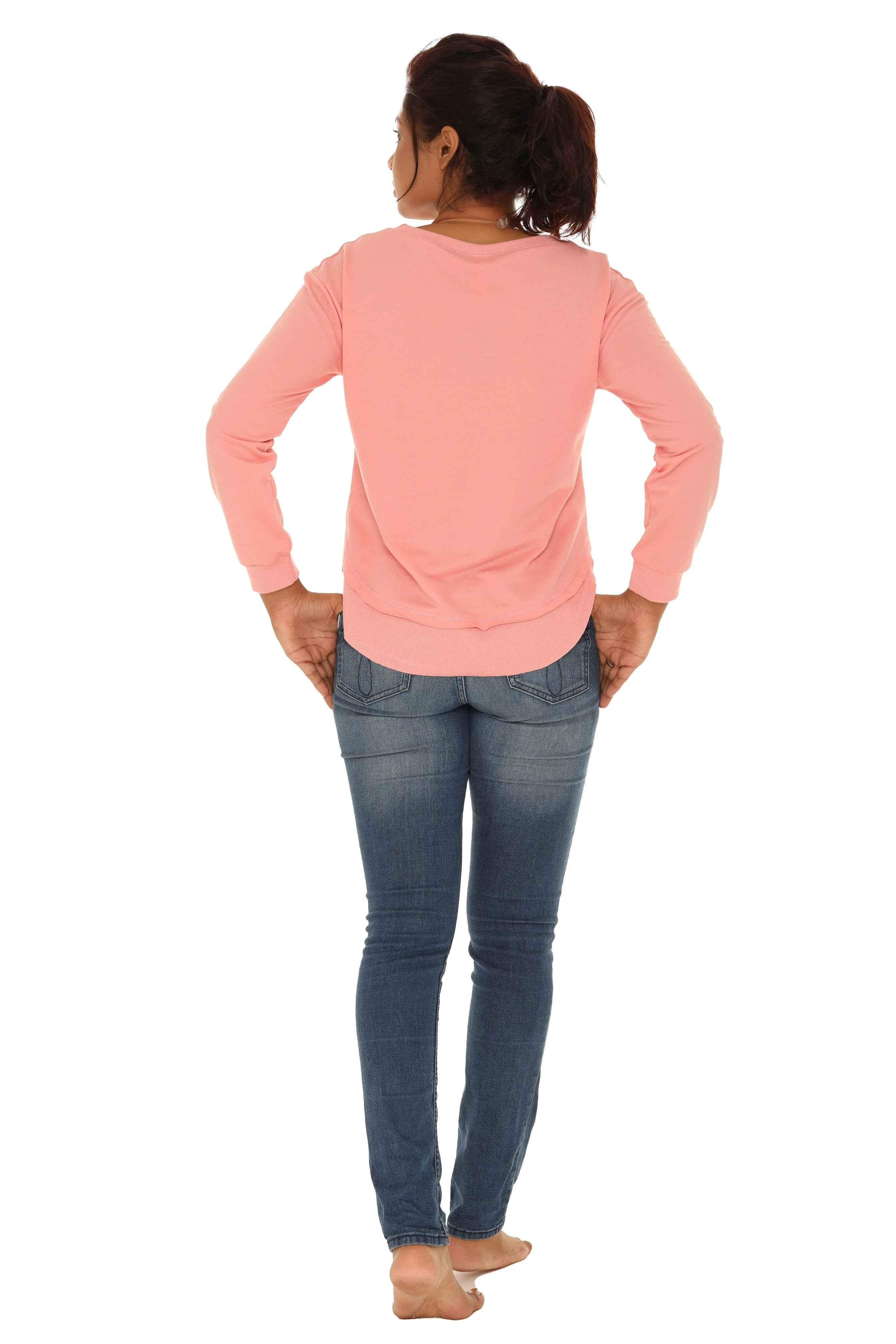 Pink Crewneck Sweatshirt