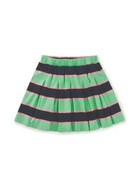 Pleated Jersey Skirt