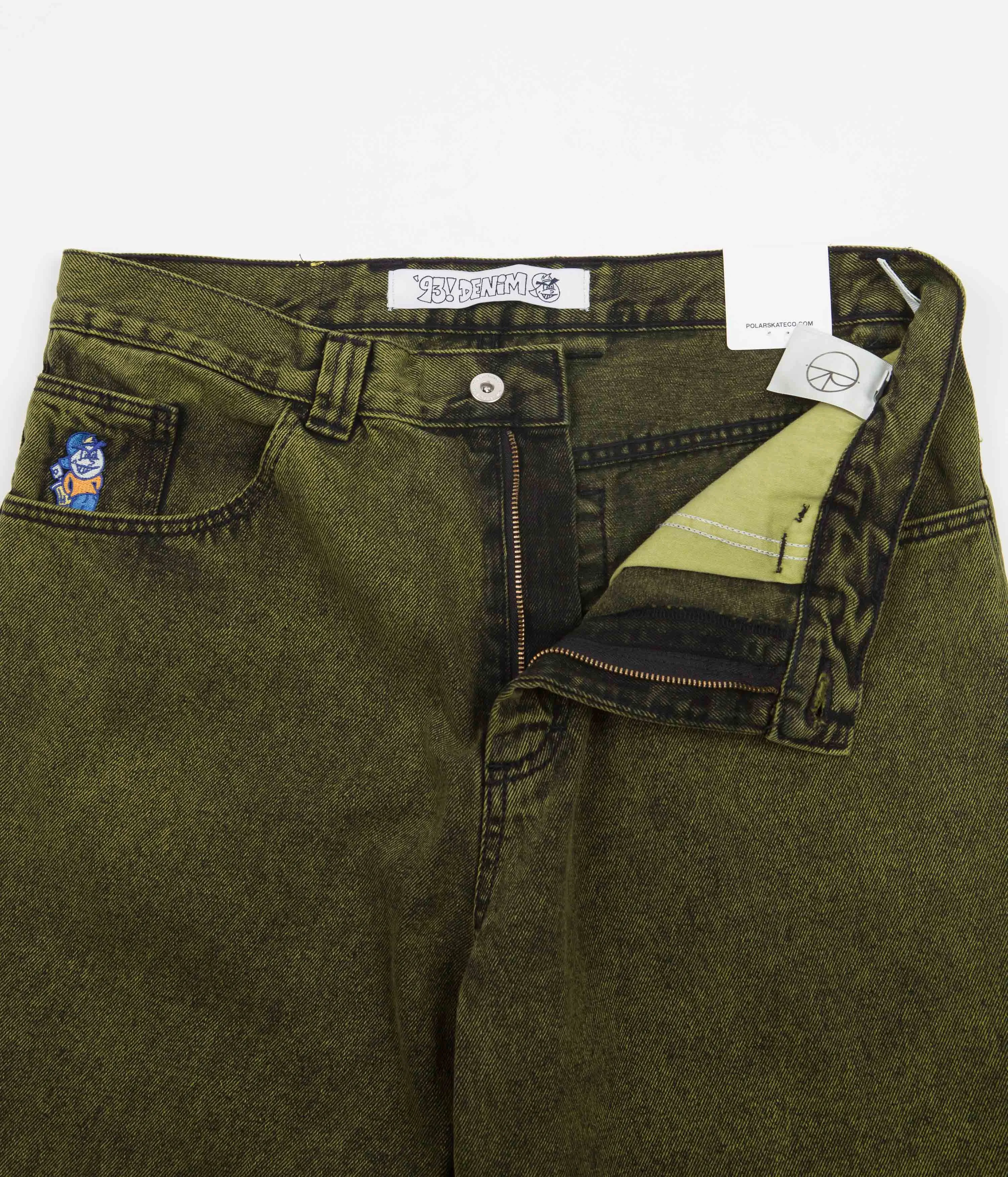 Polar 93 Denim Jeans - Green Black