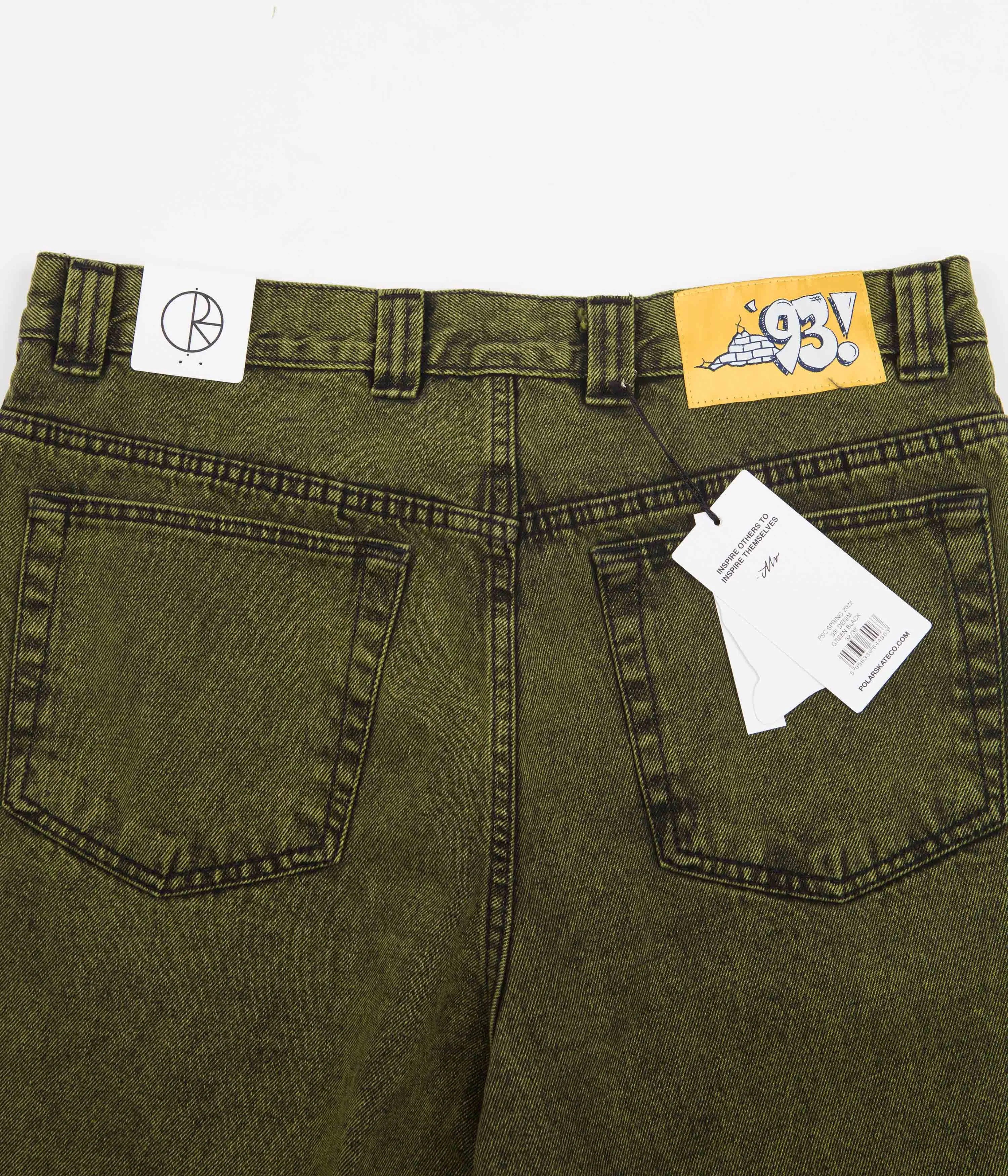 Polar 93 Denim Jeans - Green Black