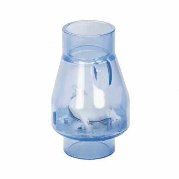 PVC Swing Check Valve - 2" Clear- Slip x Slip