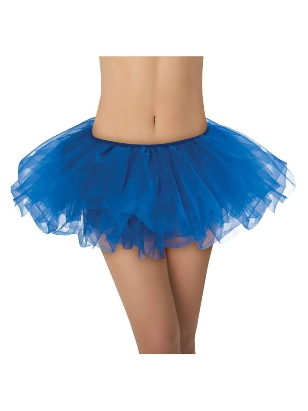 Royal Blue - 5 Layer Tutu Skirt for Running, Dress-Up, Costumes