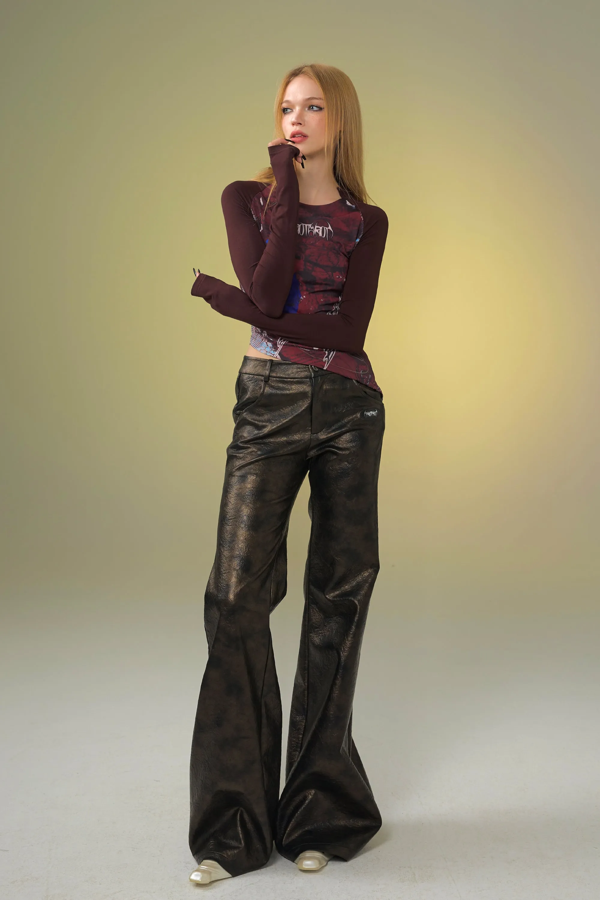 RUST & METAL leather pants