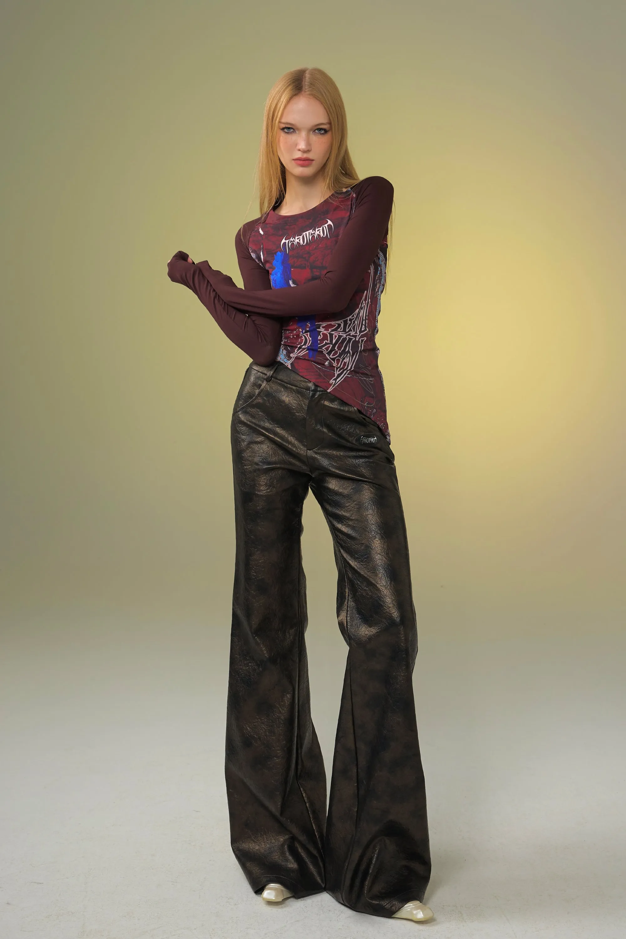 RUST & METAL leather pants