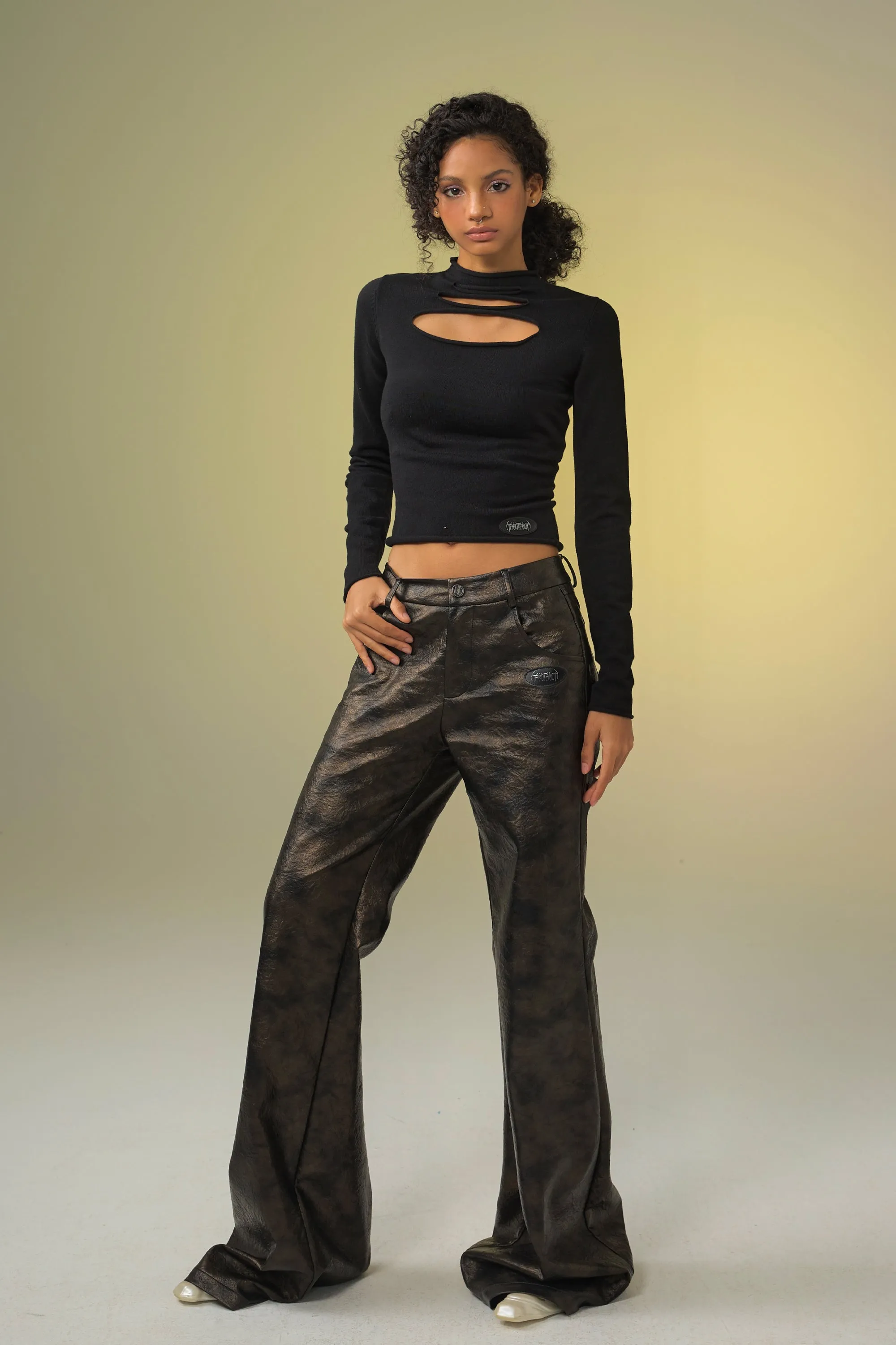 RUST & METAL leather pants