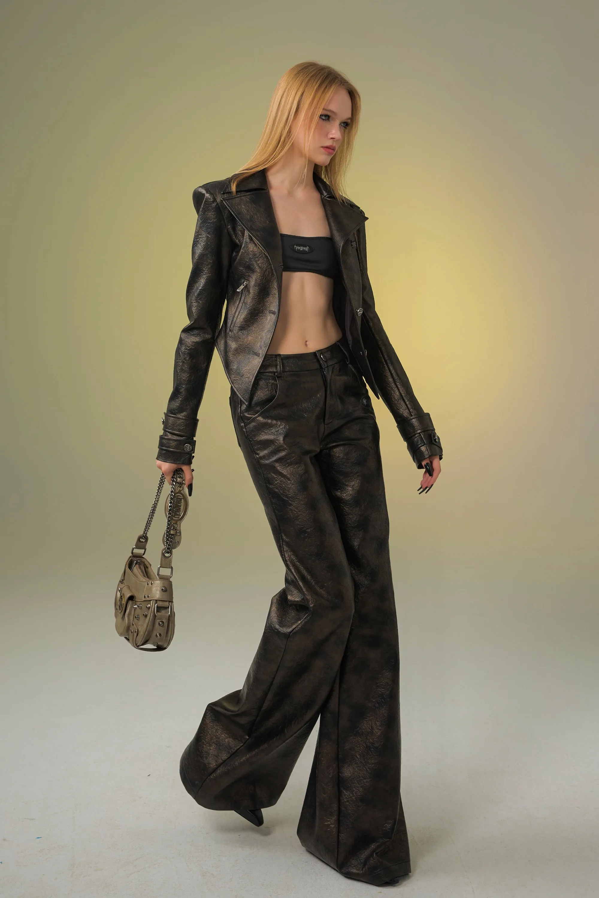 RUST & METAL leather pants