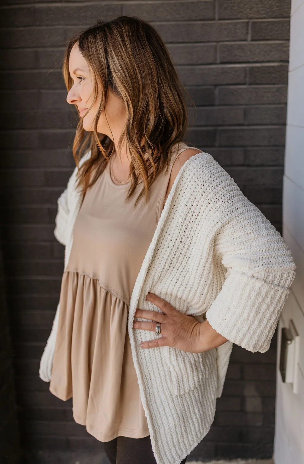 RYAH CHENILLE CARDIGAN