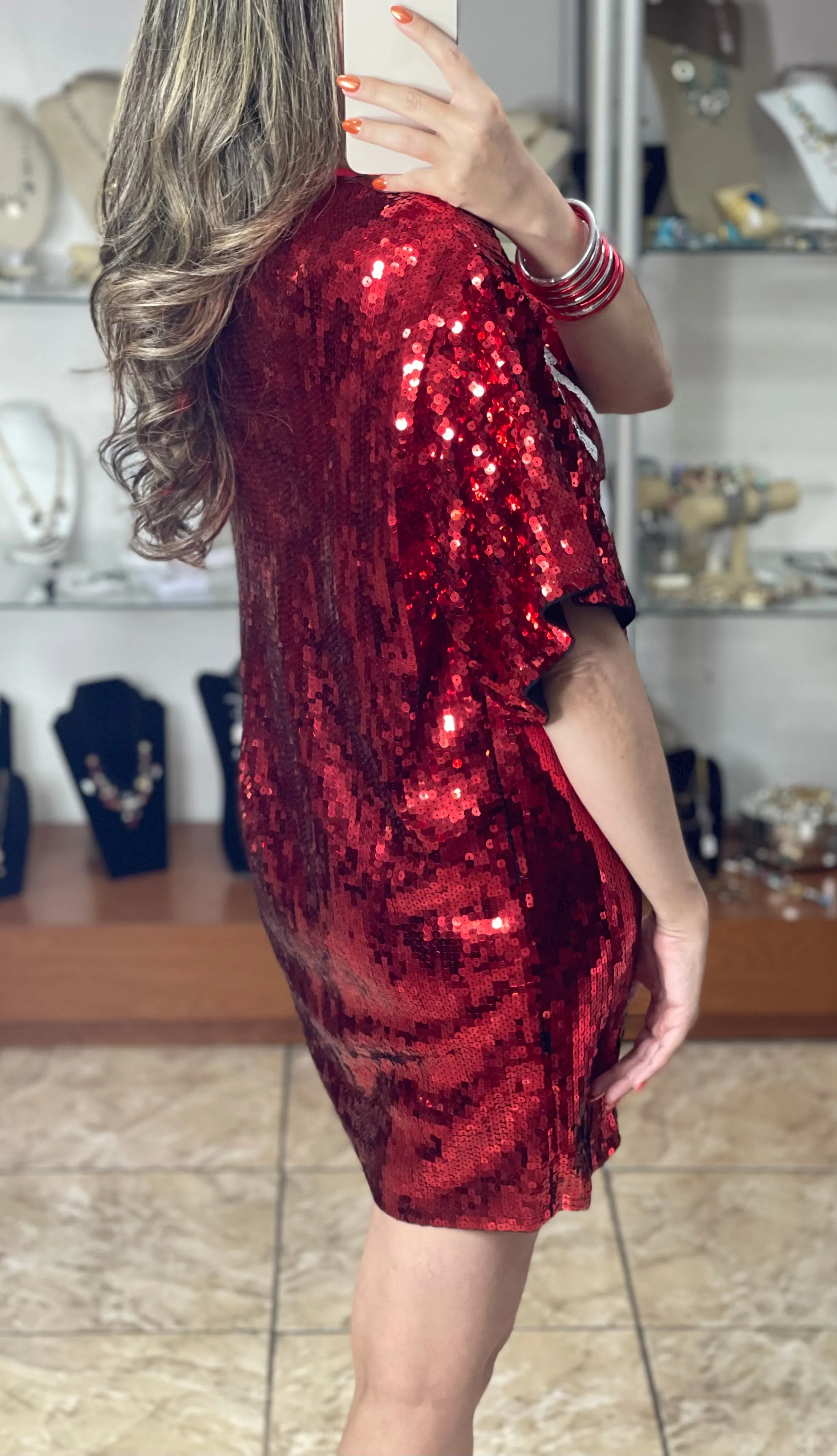 Santa Baby Sequins Dress