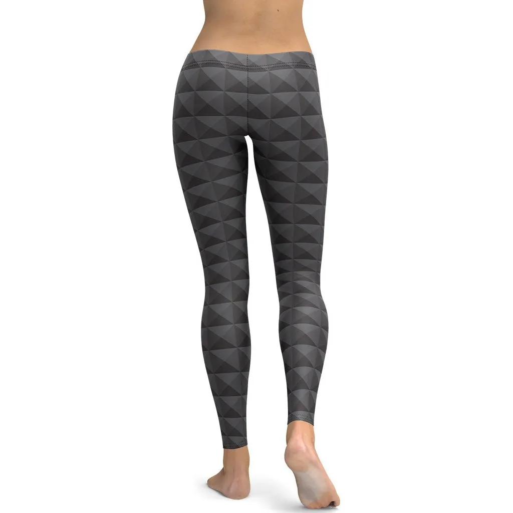 Seamless Cube Pattern Leggings