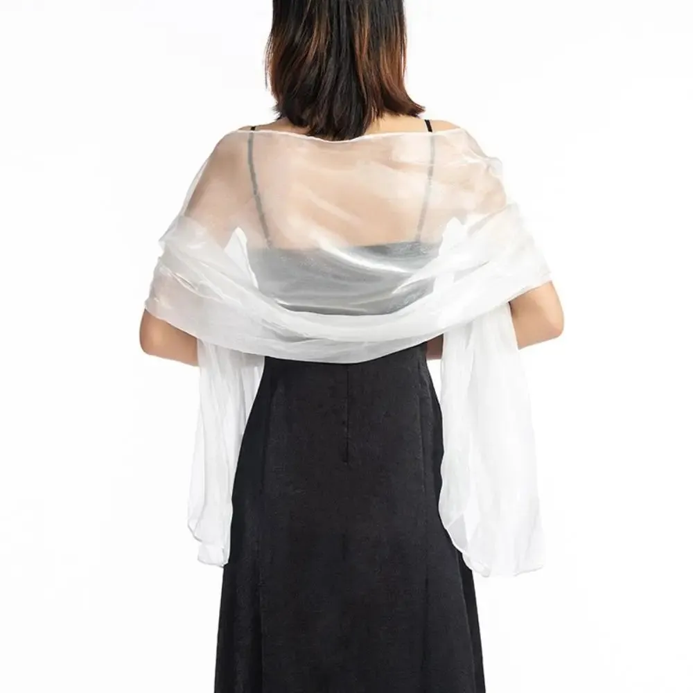 Shawls Long Shiny Cloak Dress Scarf Wraps