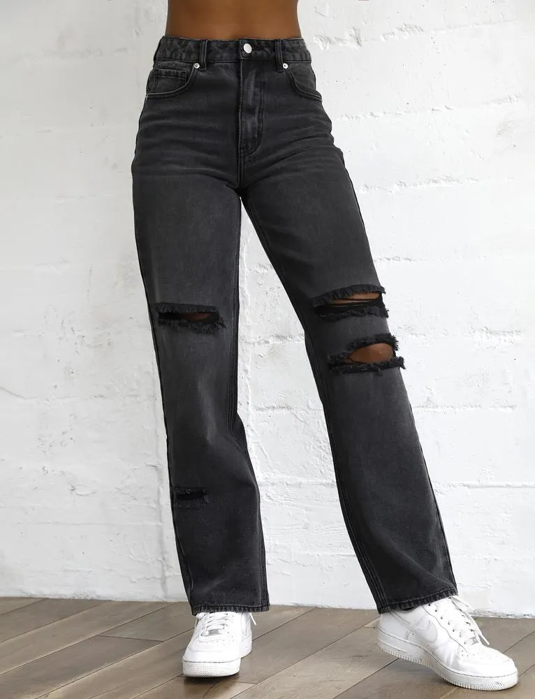 Sofi Straight Leg Jean - Black