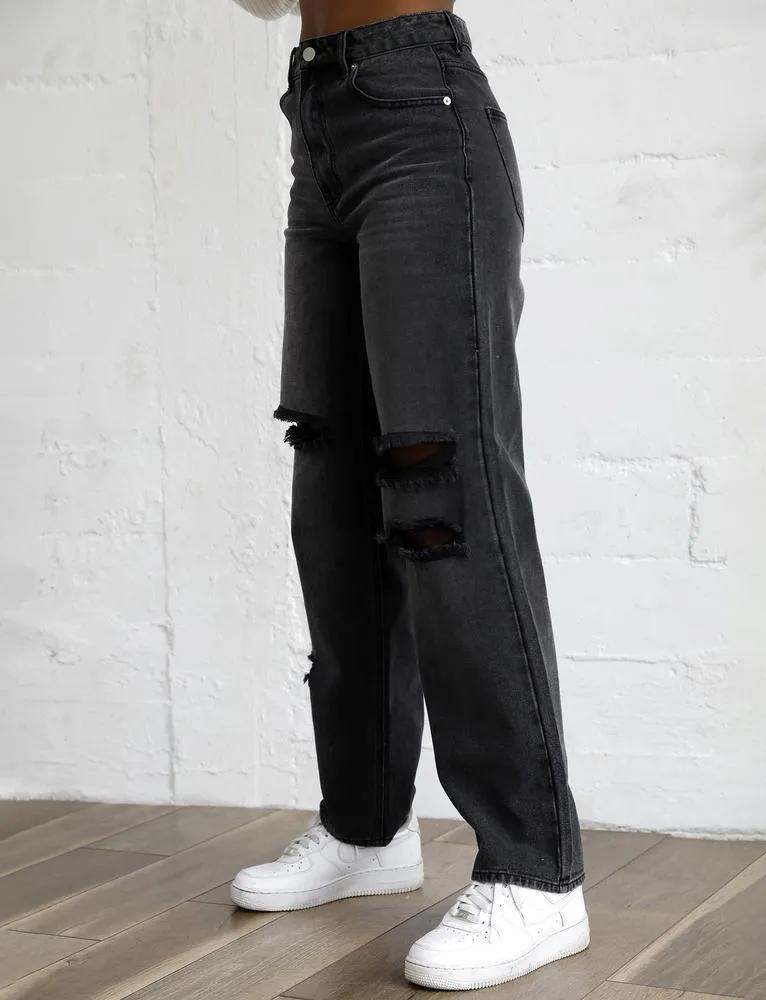 Sofi Straight Leg Jean - Black