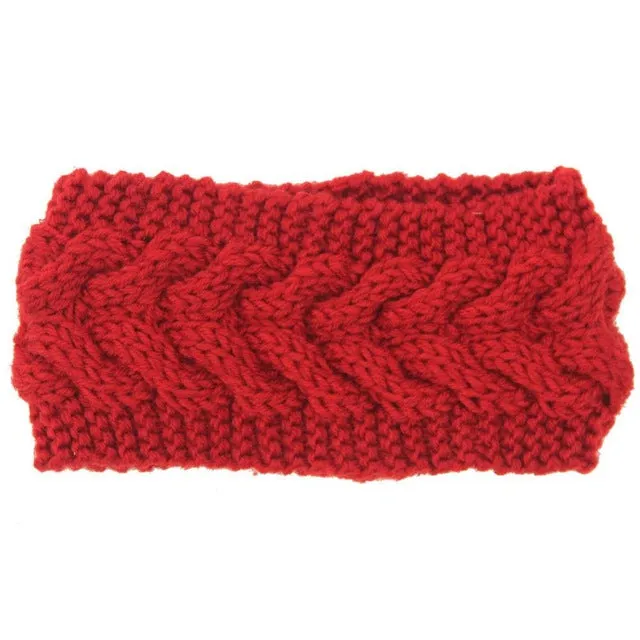 Solid Wide Knitting Woolen Headband Winter Warm Ear Crochet Turban Hair Accessories For Women Girl Hair Band Headwraps