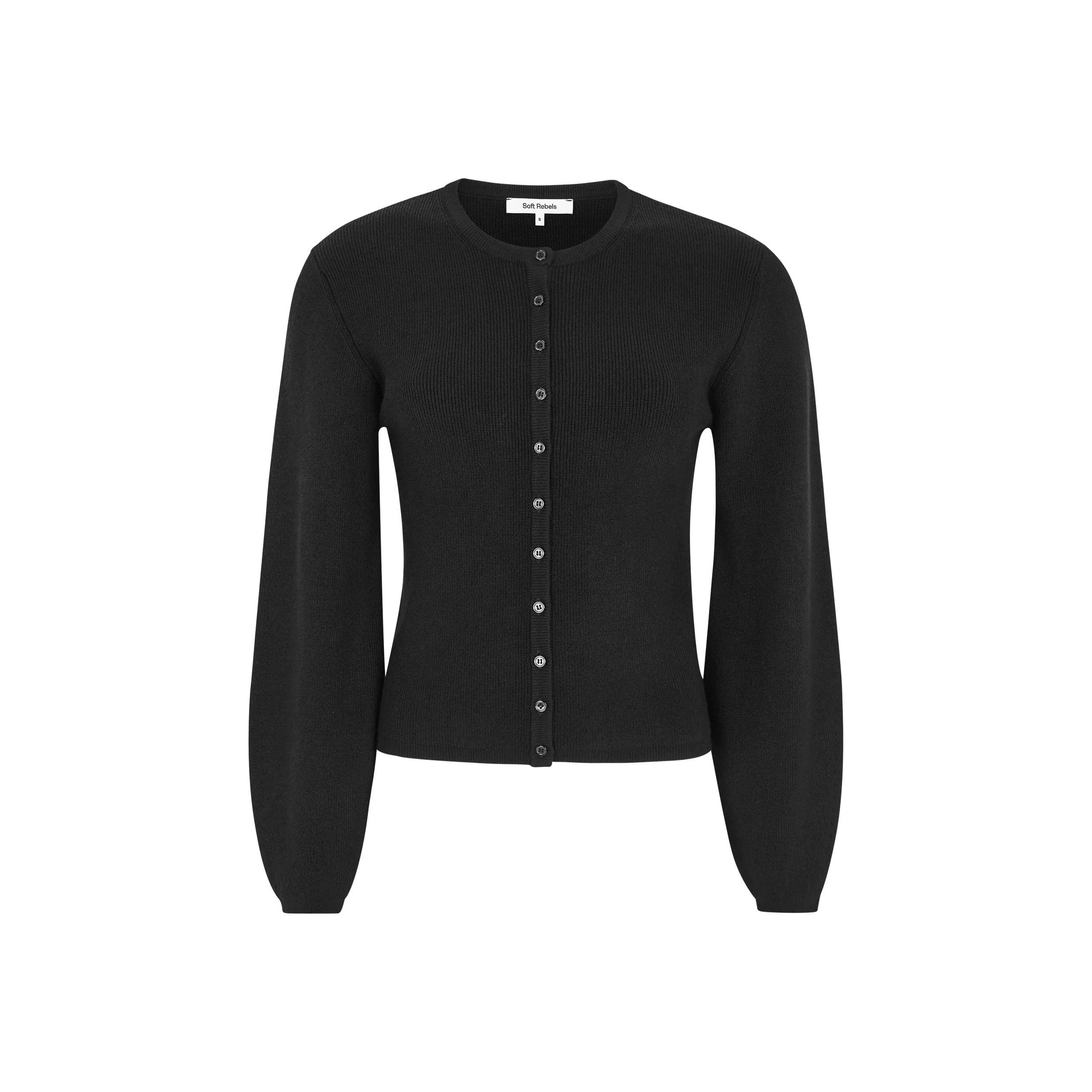 SRMushi Cardigan knit - Black