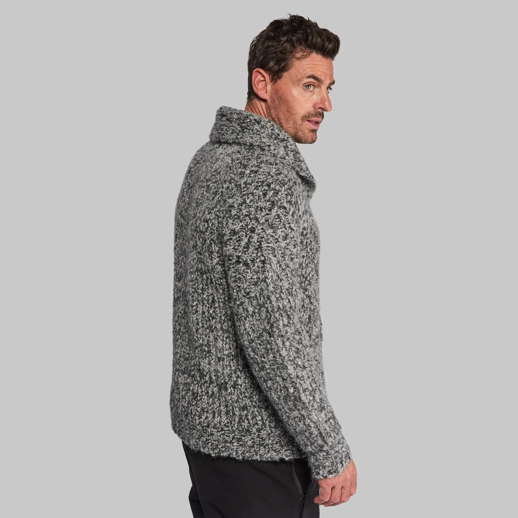 Sub Zero Cardigan. Grey Marl edition