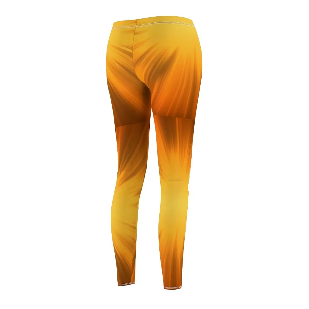 Sun streaked  Stretch Leggings, 3D Printed Women&#39;s, casual,gym/yoga/lounge wear, comfortable, chillout wear, Christmas/Thanksgiving G