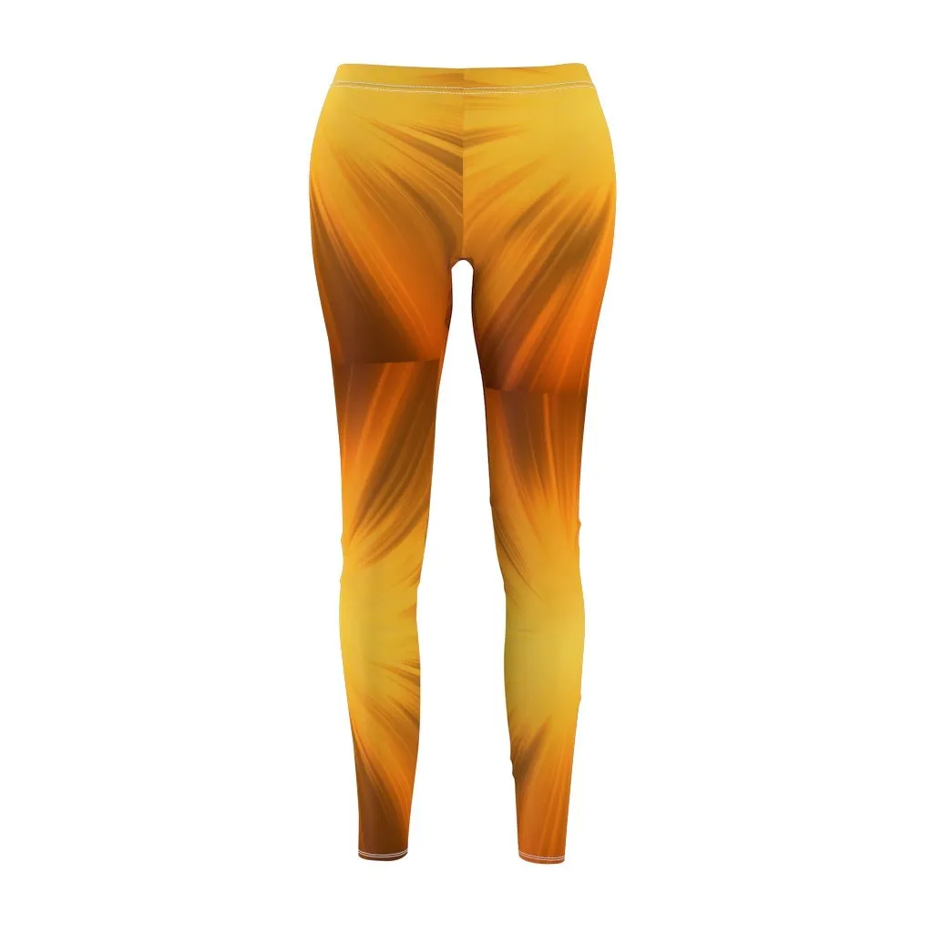 Sun streaked  Stretch Leggings, 3D Printed Women&#39;s, casual,gym/yoga/lounge wear, comfortable, chillout wear, Christmas/Thanksgiving G