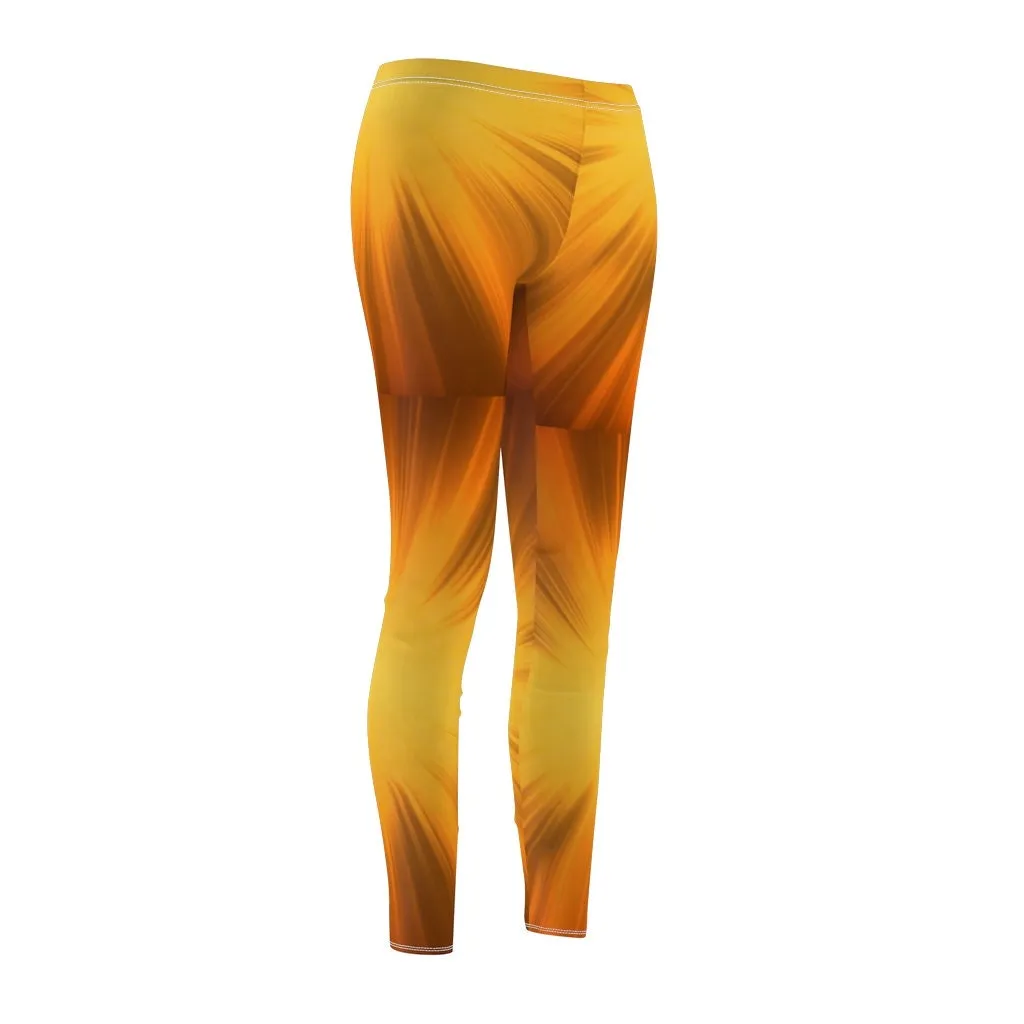 Sun streaked  Stretch Leggings, 3D Printed Women&#39;s, casual,gym/yoga/lounge wear, comfortable, chillout wear, Christmas/Thanksgiving G