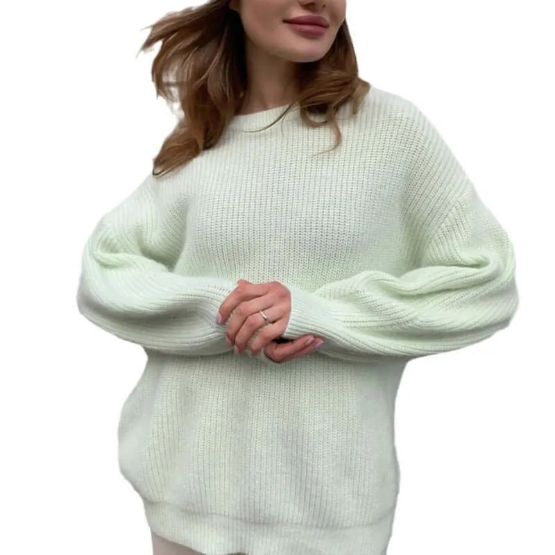 Super Soft Mink Loose Fit Knitted Sweater