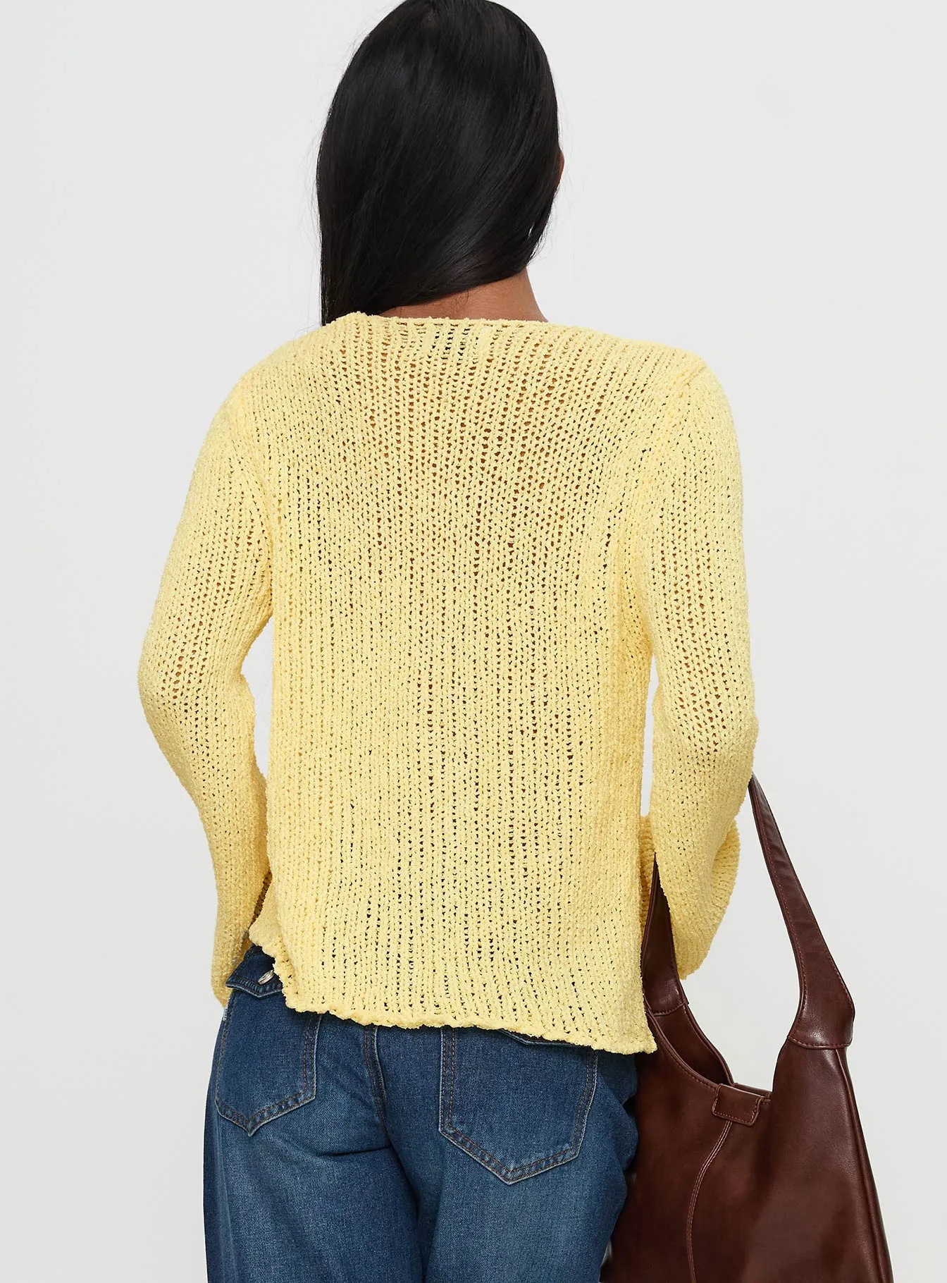 Swain Knit Cardigan Lemon