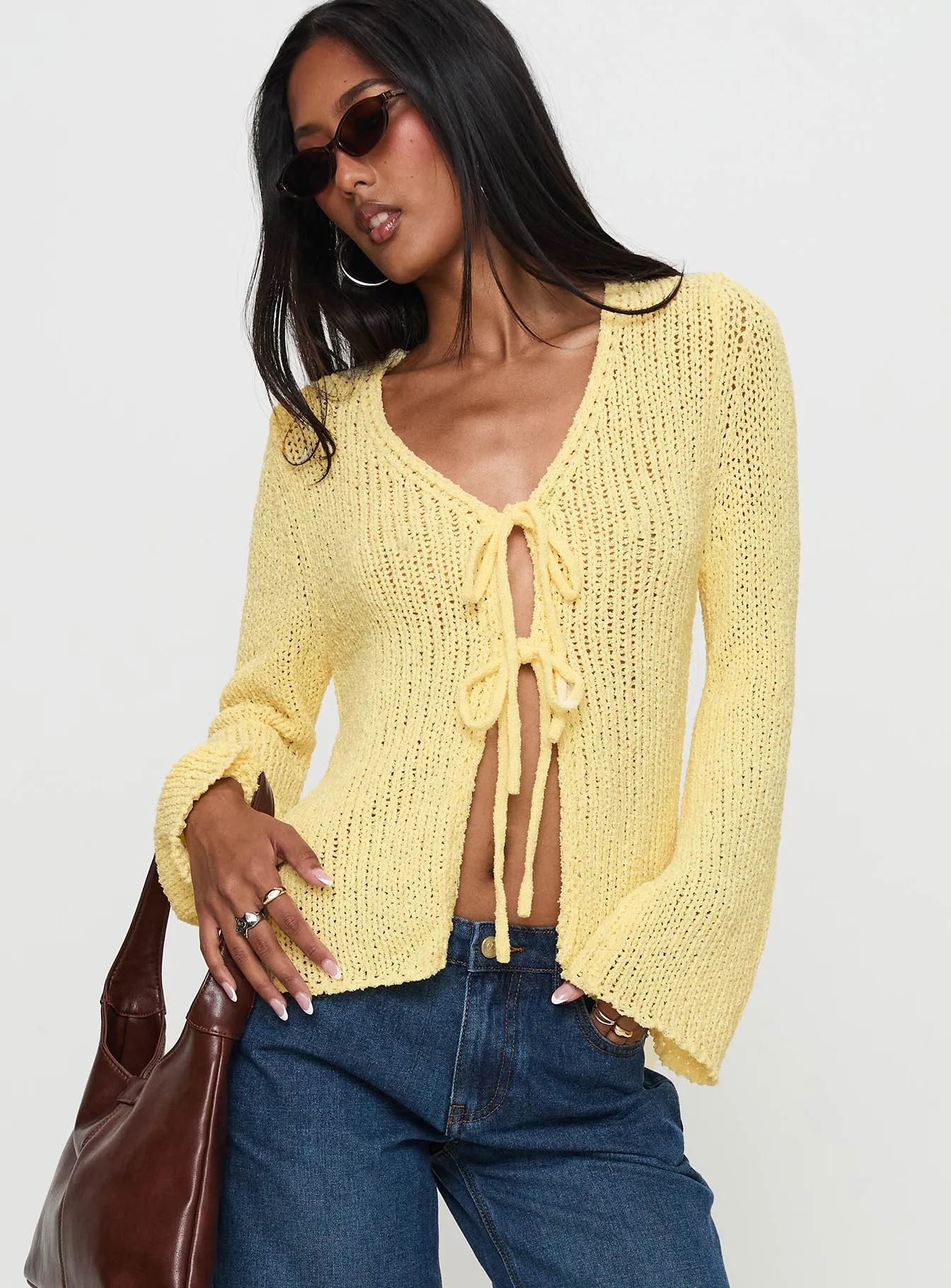 Swain Knit Cardigan Lemon