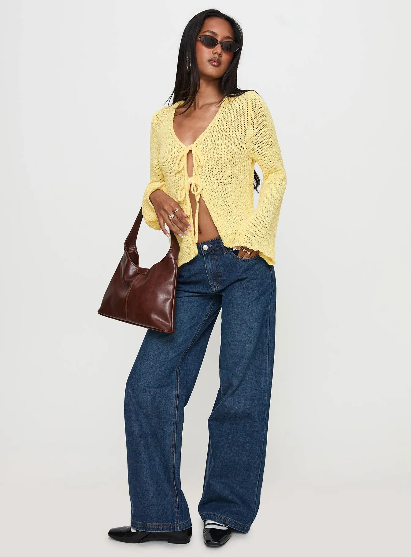 Swain Knit Cardigan Lemon