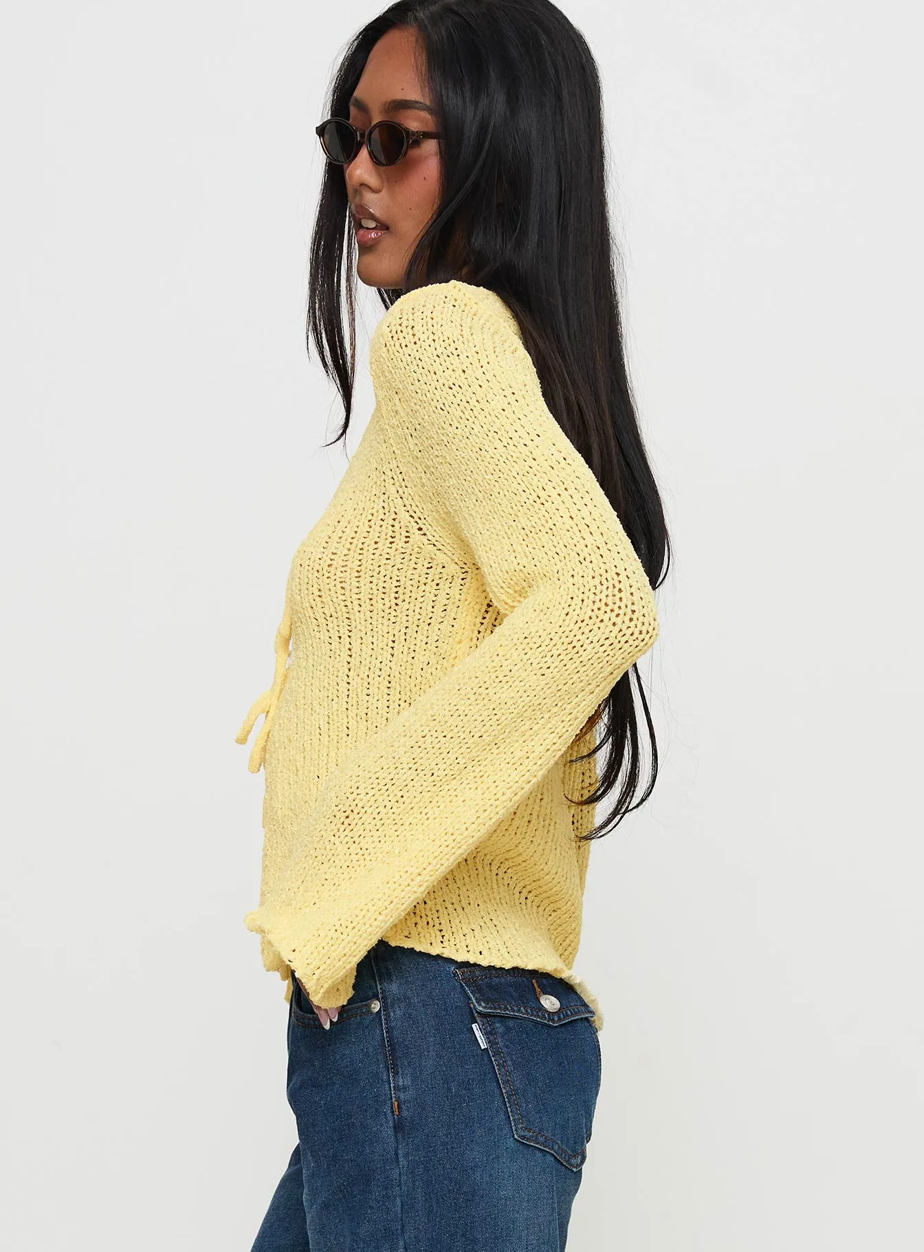 Swain Knit Cardigan Lemon