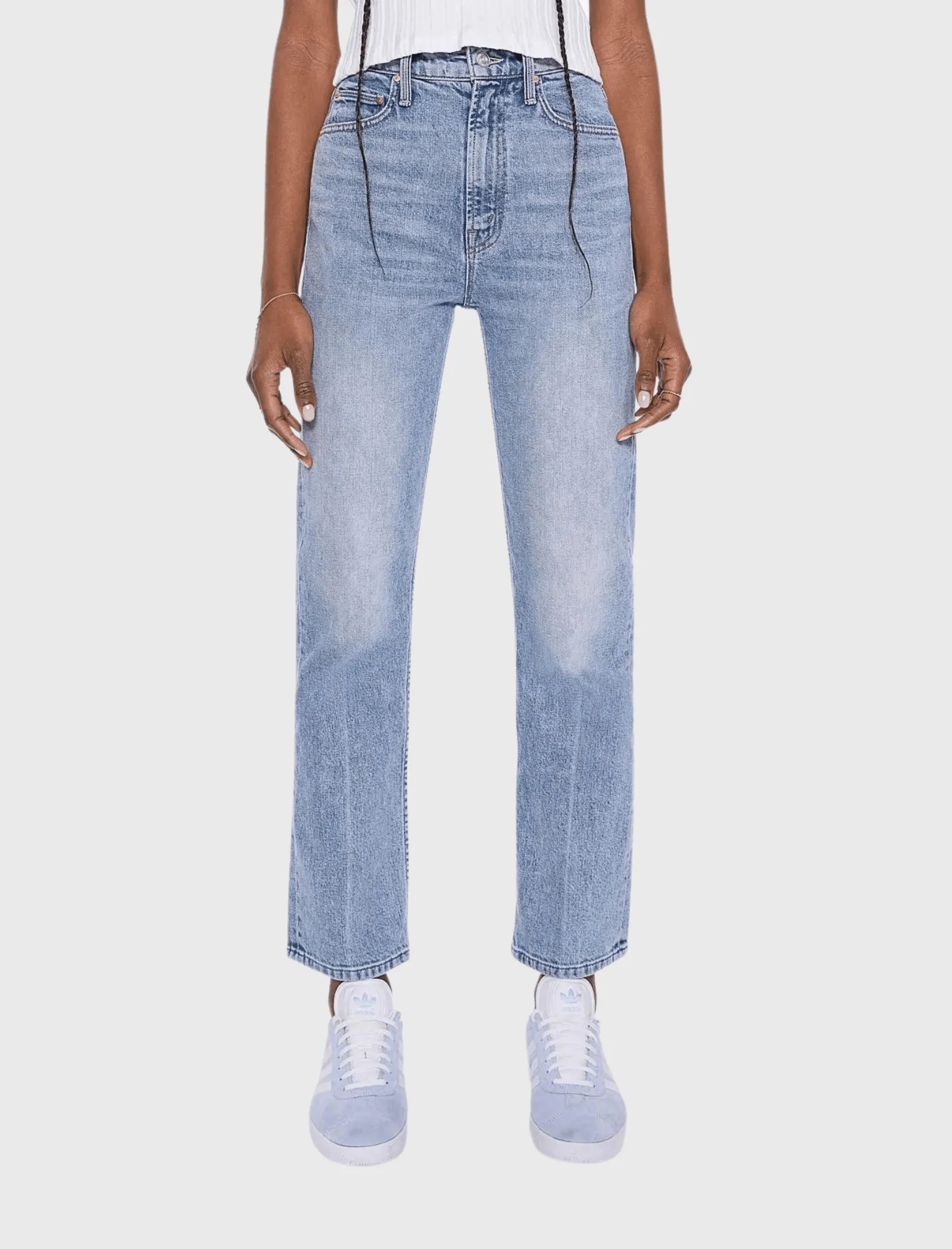 The High Waisted Rider Ankle Jean