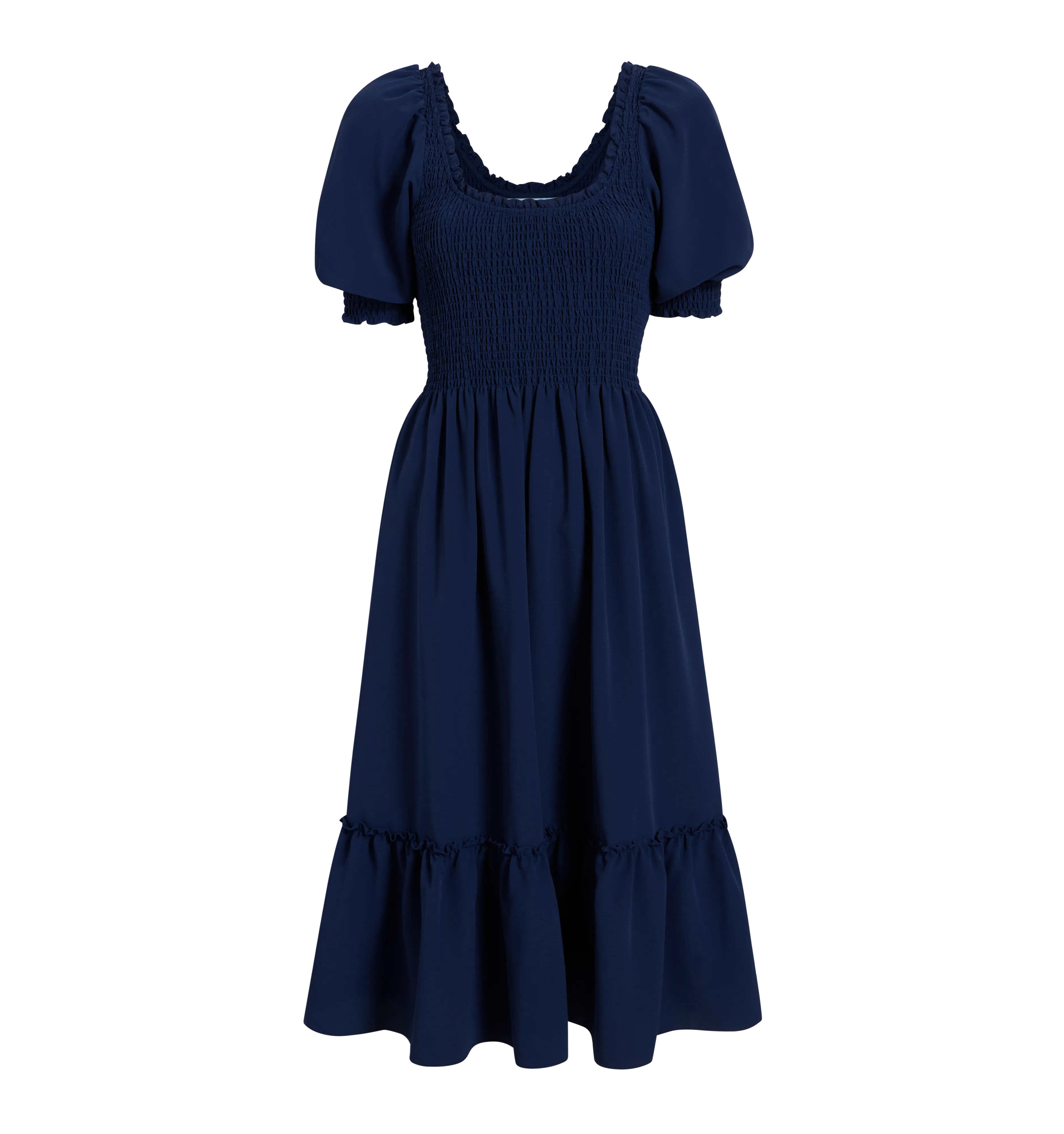 The Louisa Nap Dress - Navy Crepe