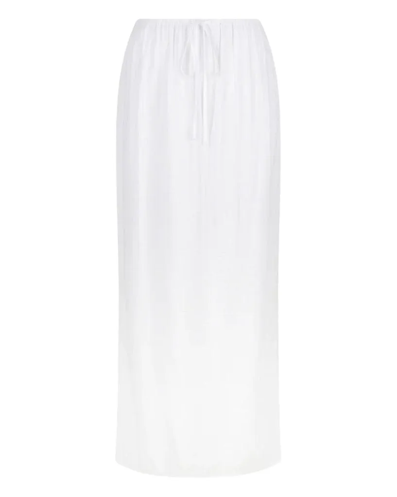 The Tie Midi Skirt