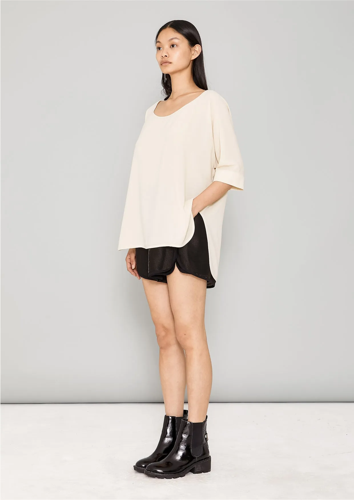 TOP OVERSIZED - CREME