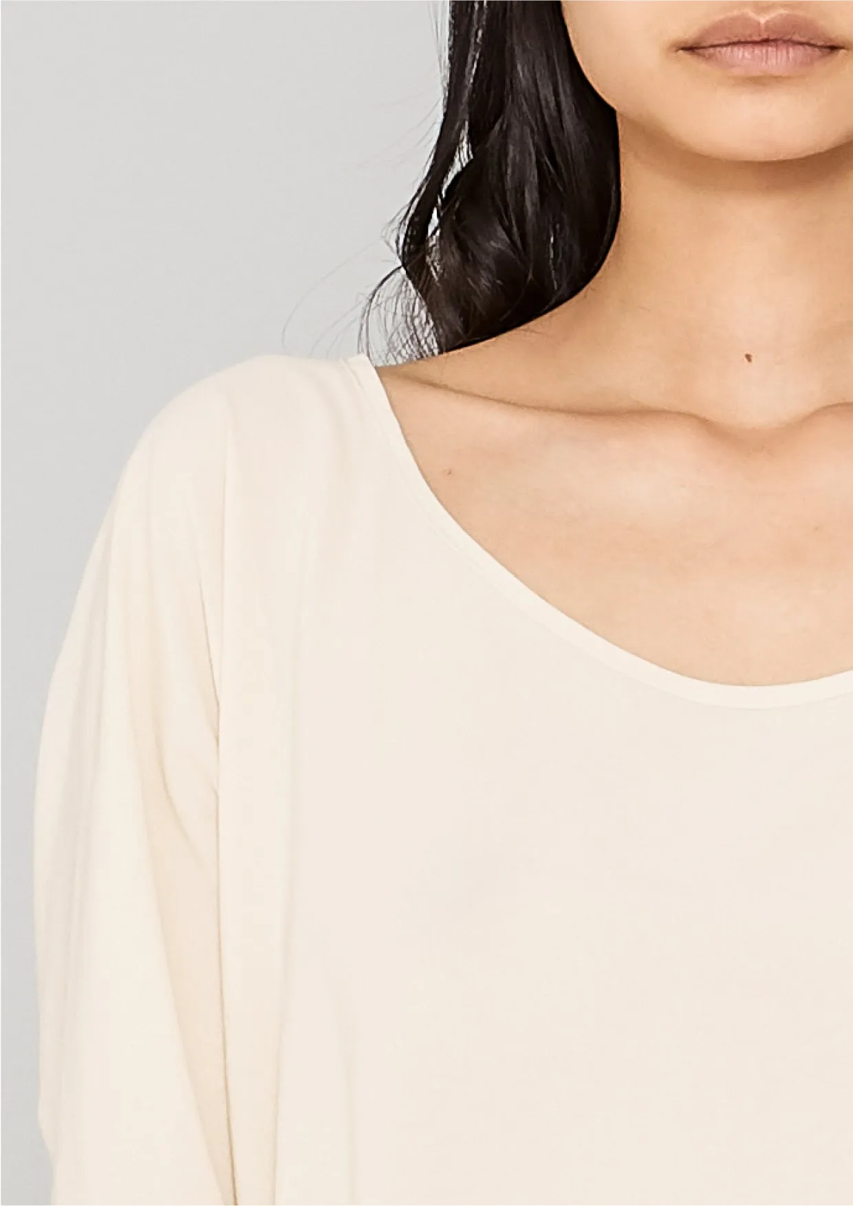 TOP OVERSIZED - CREME