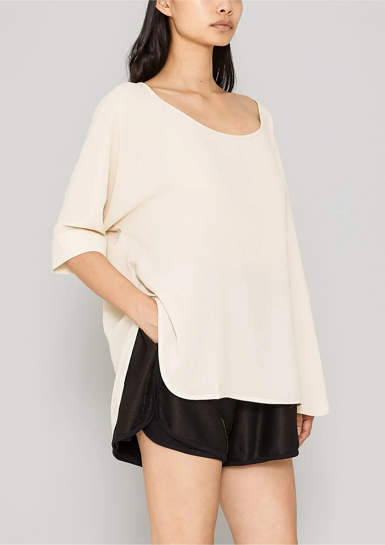 TOP OVERSIZED - CREME