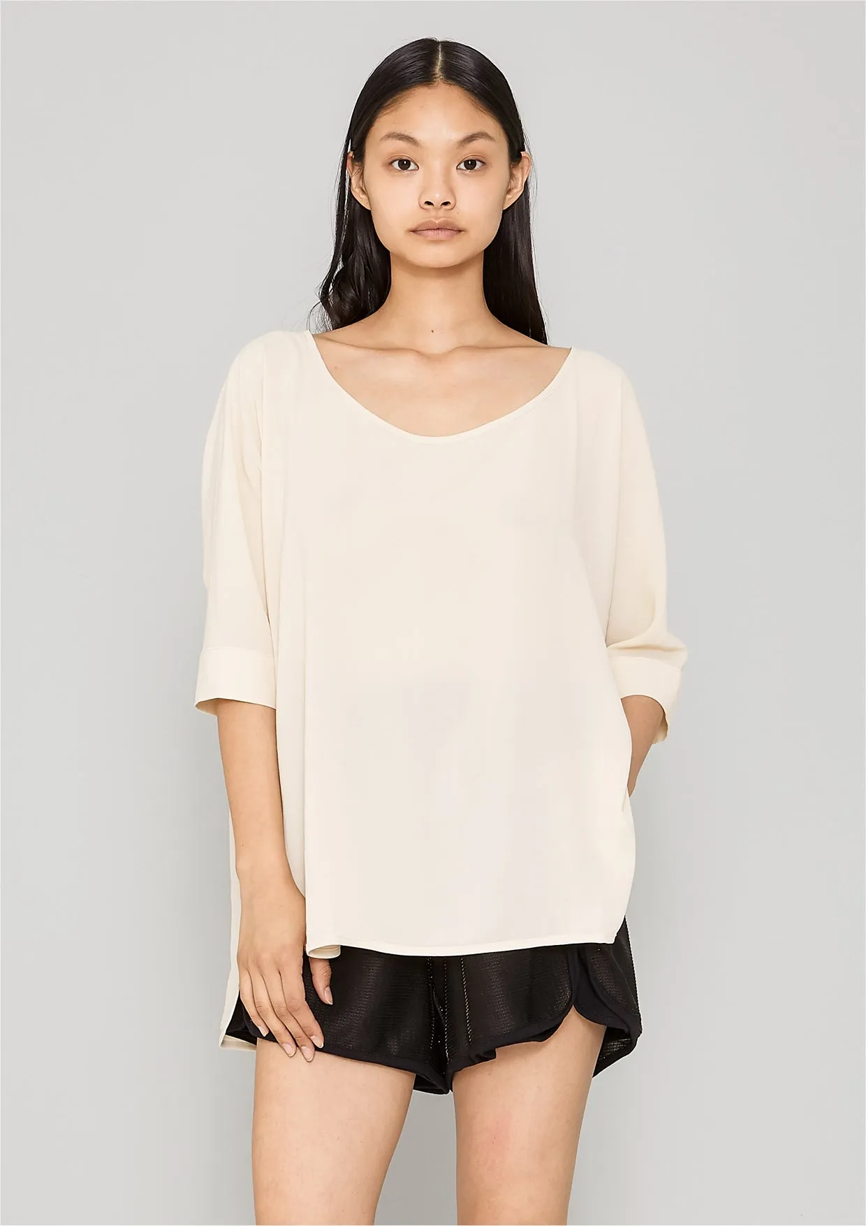 TOP OVERSIZED - CREME