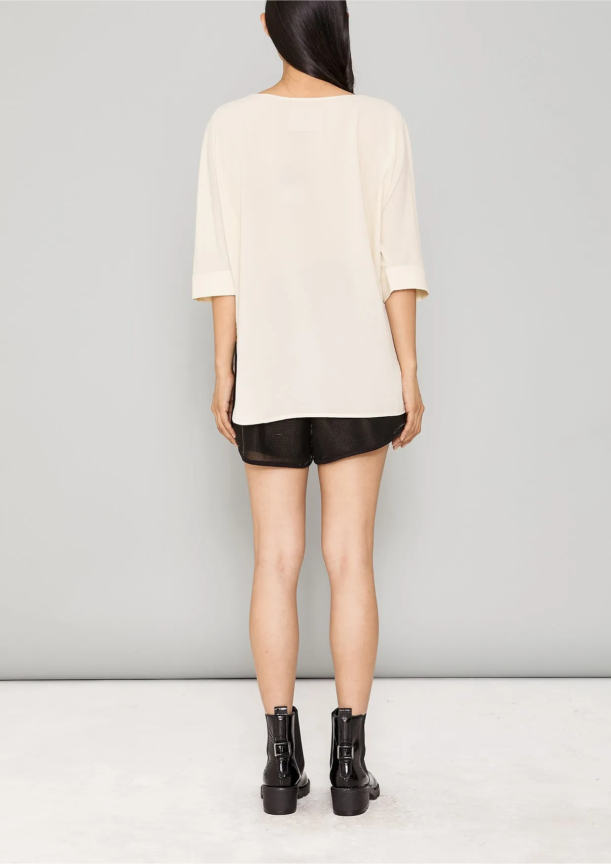 TOP OVERSIZED - CREME