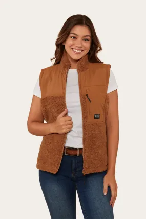 Trails Womens Vest - Toffee