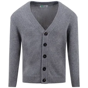 Unisex Icon Style Cardigan Grey Marl - SS23