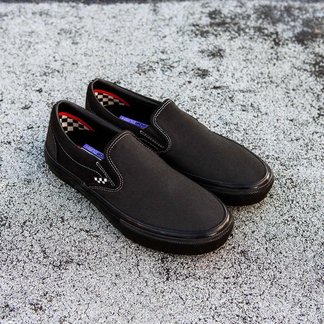 Vans Skate Slip On - (VCU) Black