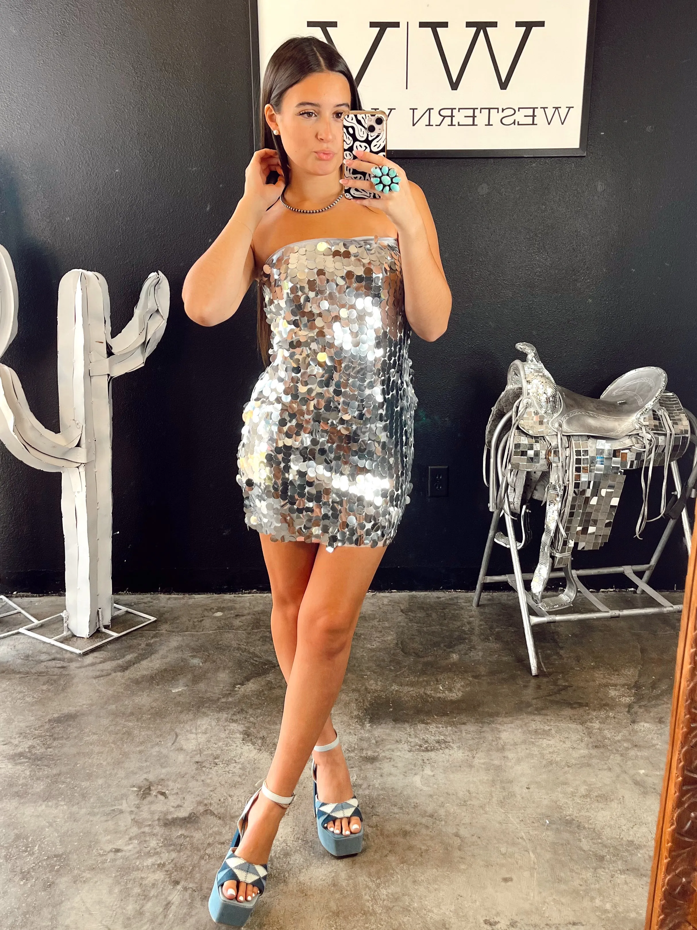 Vegas Lights Dress-Small