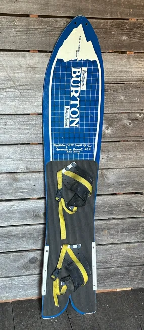 Vintage Burton Performer Experimental Series Snowboard -  Blue Powdergun