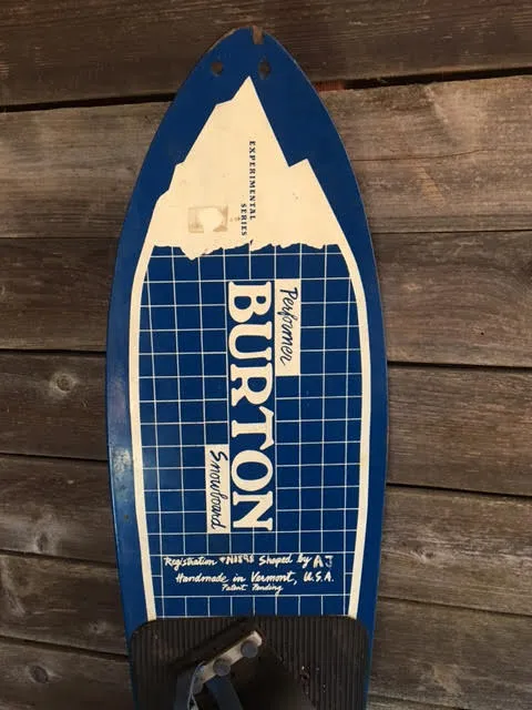 Vintage Burton Performer Experimental Series Snowboard -  Blue