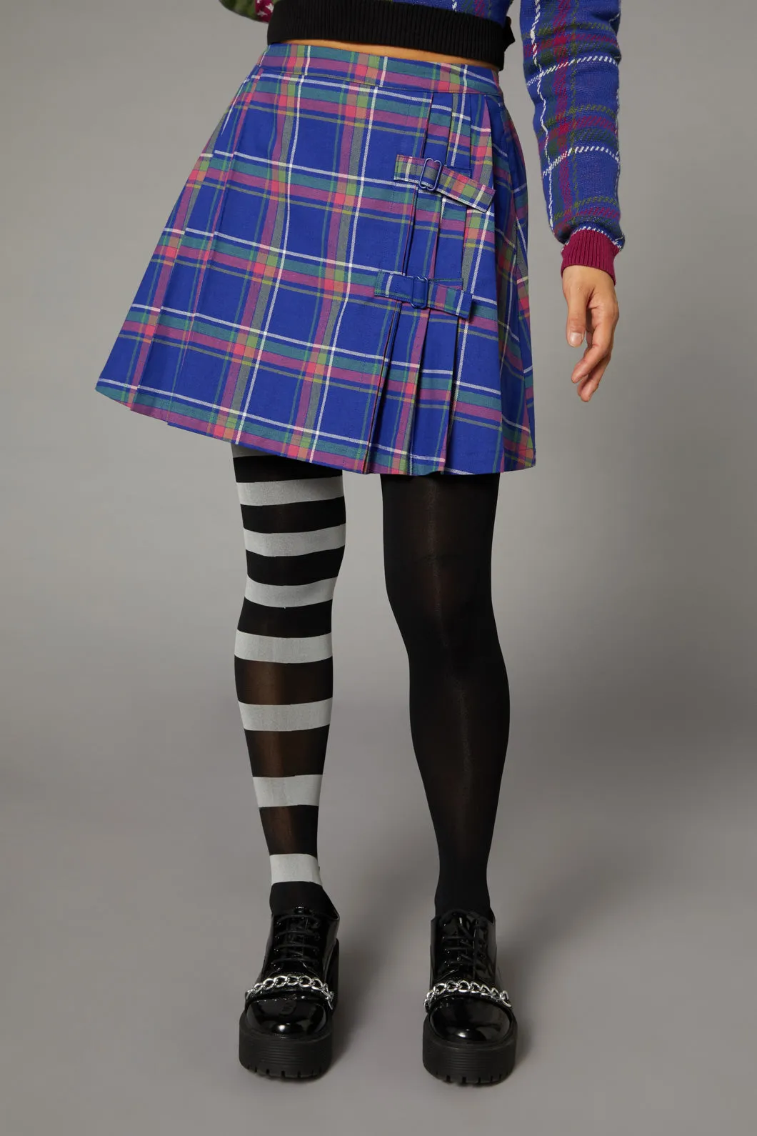 Werewolf Tartan Goth Skirt