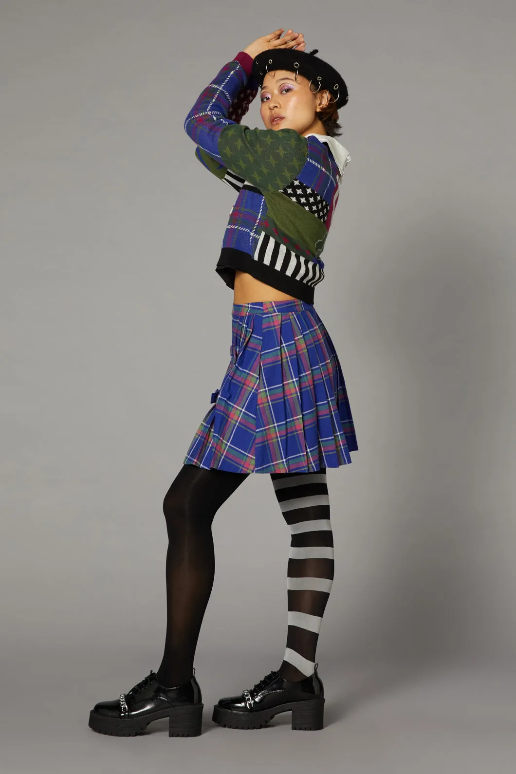 Werewolf Tartan Goth Skirt