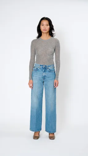 Wide Jean in Americana Blue