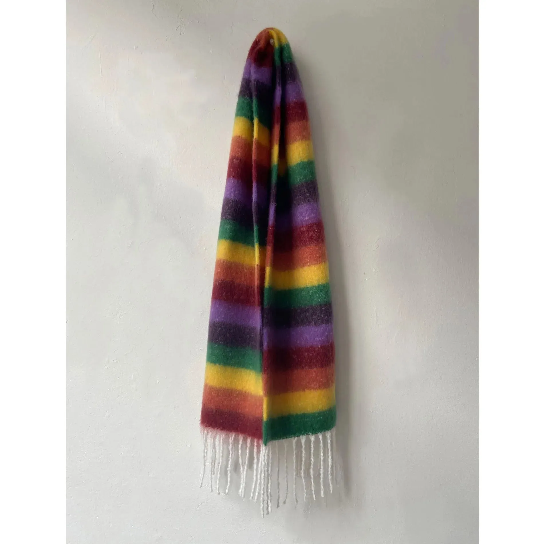 Winter New Wind Warm Thick Dopamine Cashmere Long Muffler Scarf