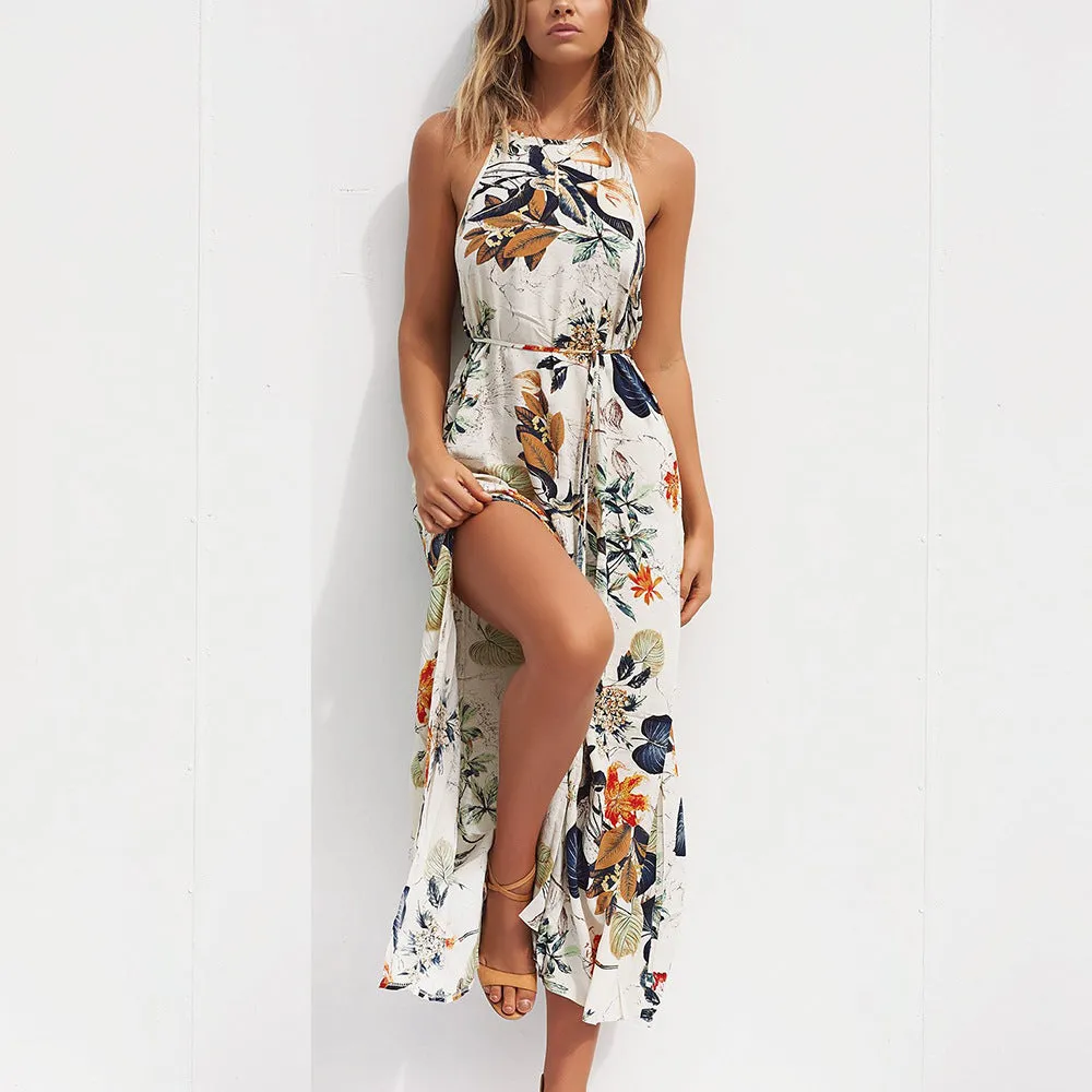 Women's Summer Beach Casual Maxi Long Dress