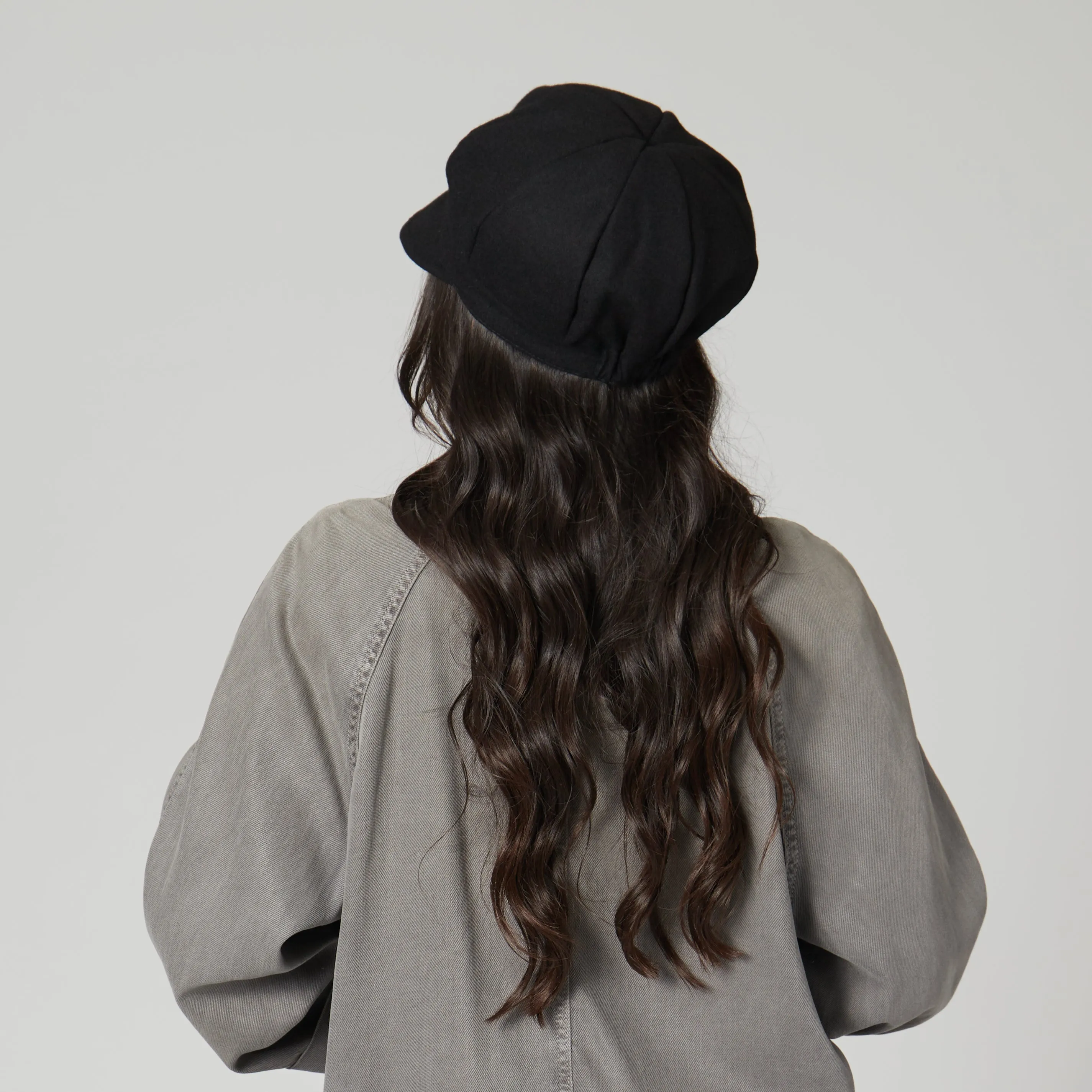 Women's Wool Cap With Bow